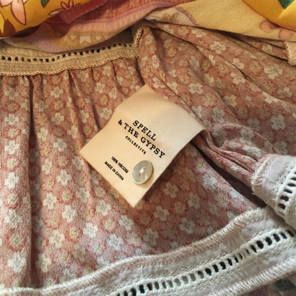 Spell Portobello Road Babydoll Midi Dress - Picture 10 of 15